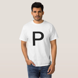 Letter P T-Shirt
