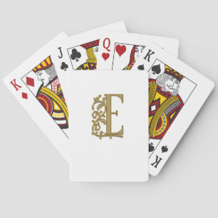Letter playing cards