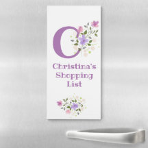 Letter plus First Name Christina Floral Design