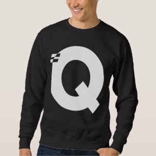 Letter Q Alphabet Initial Monogram Sweatshirt