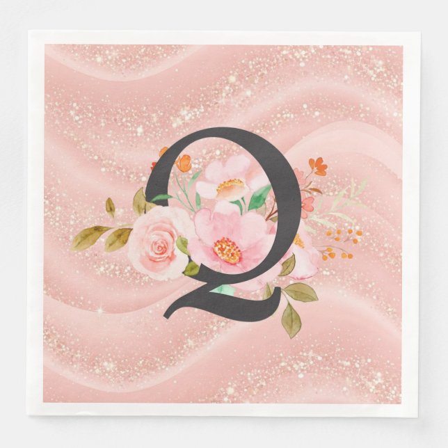 Letter Q Napkin (Front)