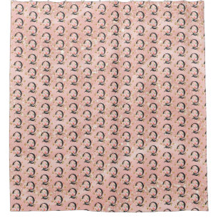 Letter Q Shower Curtain