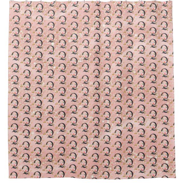 Letter Q Shower Curtain (Front)
