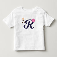 Letter "R" Elegant Embroidered
