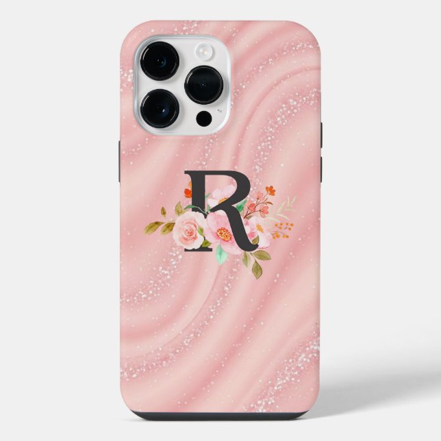 Letter R iPhone Case (Back)