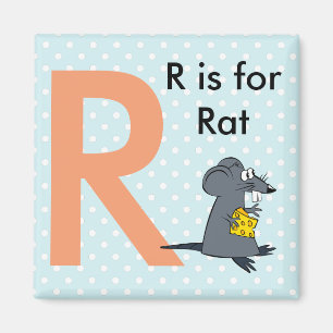 Letter R is for Rat, Children's Magnet