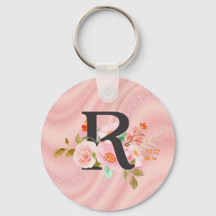 Letter R Key Ring