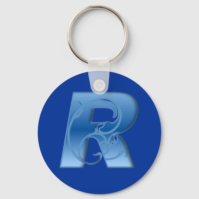 Letter R Key Ring (Front)
