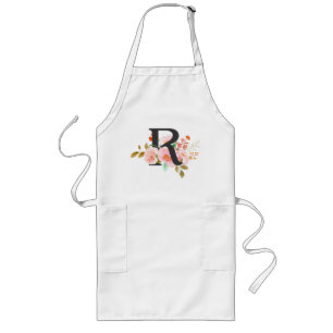 Letter R Long Apron