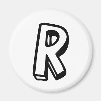 Letter R Magnet