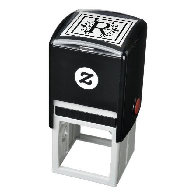 Letter R Monogram Self-inking Stamp (Product)