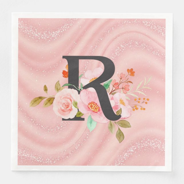 Letter R Napkin (Front)