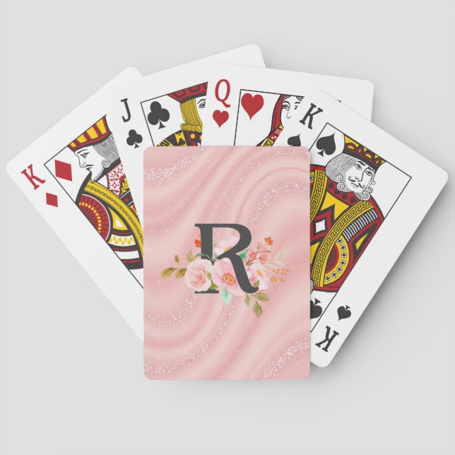 Letter R Playing Cards (Back)