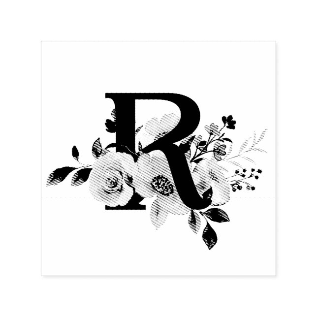 Letter R Self-inking Stamp (Design)