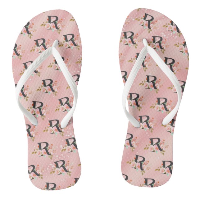 Letter R Thongs (Footbed)