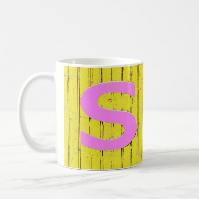 Letter s coffee mug (Left)