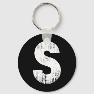 Letter S Family Chipmunk Group Matching Halloween Key Ring