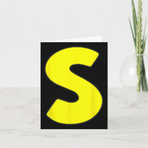 Letter S Funny Chipmunk Group Matching Halloween C Card