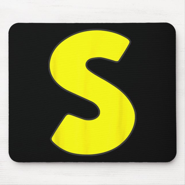 Letter S Funny Chipmunk Group Matching Halloween C Mouse Pad (Front)