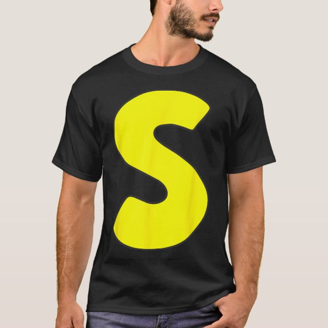 Letter S Funny Chipmunk Group Matching Halloween C T-Shirt (Front)