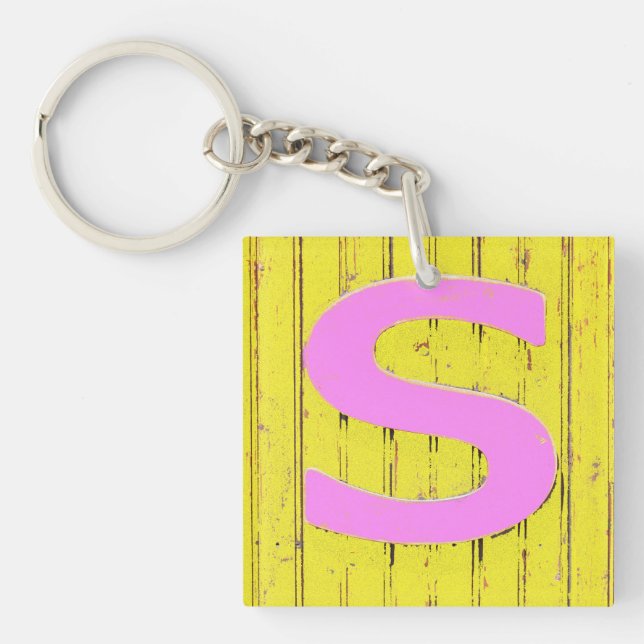Letter s key ring (Front)