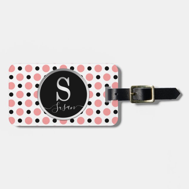 Letter S Luggage Tag (Front Horizontal)