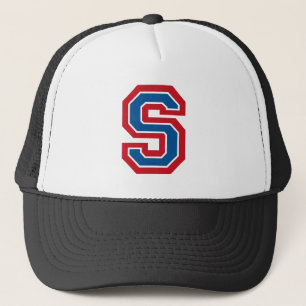 Letter 'S' Monogram Trucker Hat
