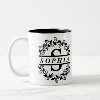 Letter S names mug