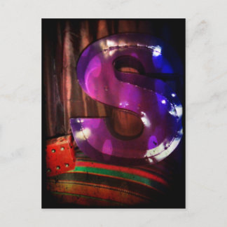 Letter "S" Postcard