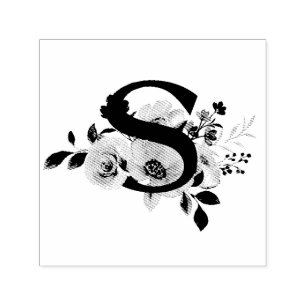 Letter S Self-inking Stamp