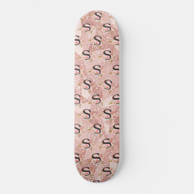 Letter S Skateboard (Front)