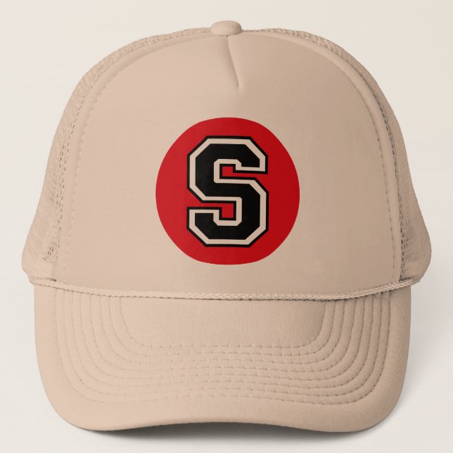 Letter "S" Trucker Hat (Front)