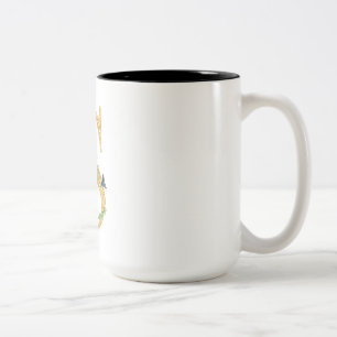 Letter s Two-Tone coffee mug
