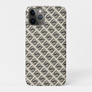 Letter S Vintage Celtic Knot Monogram iPhone 11 Pro Case