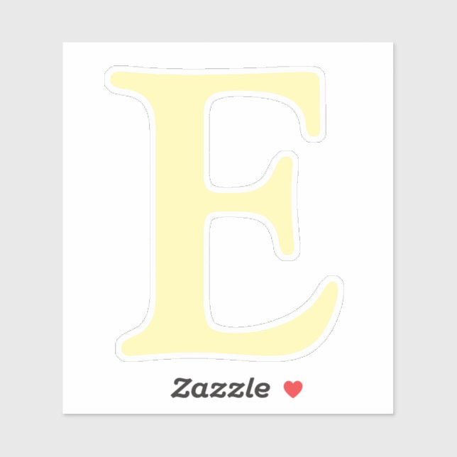 Letter Sticker (Sheet)