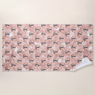Letter T Beach Towel