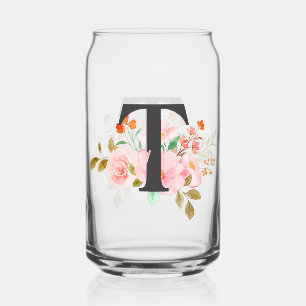 Letter T Can Glass