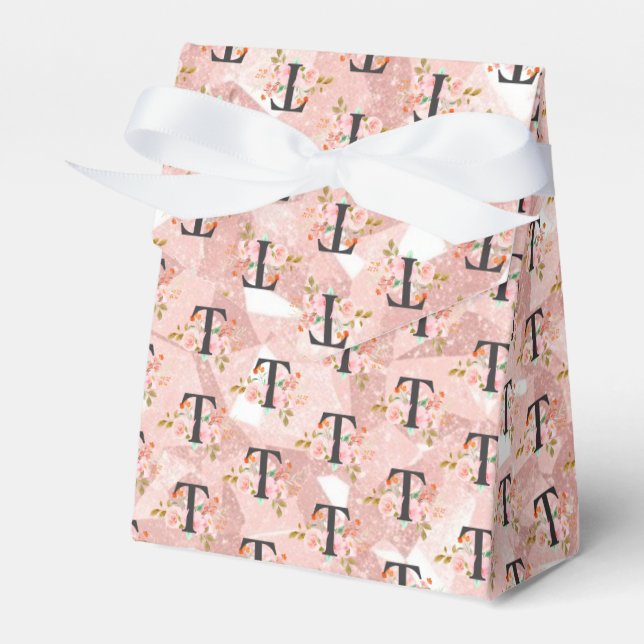 Letter T Favour Box (Front Side)