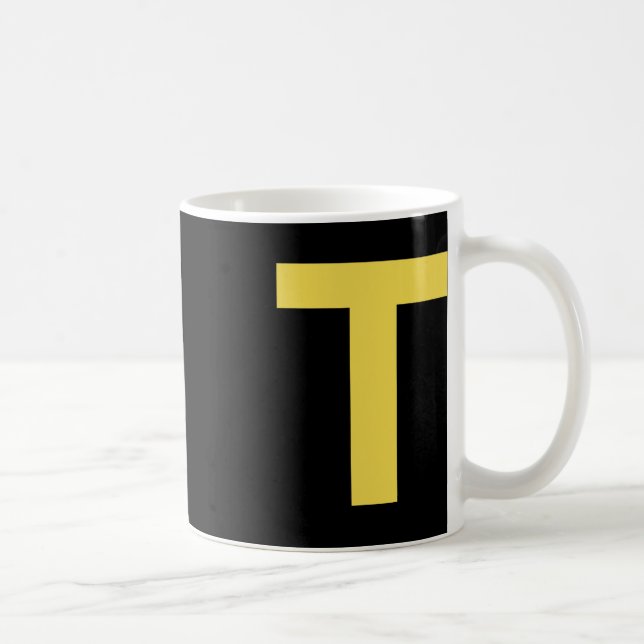 Letter T Fun Chipmunk Group Matching Halloween Cos Coffee Mug (Right)