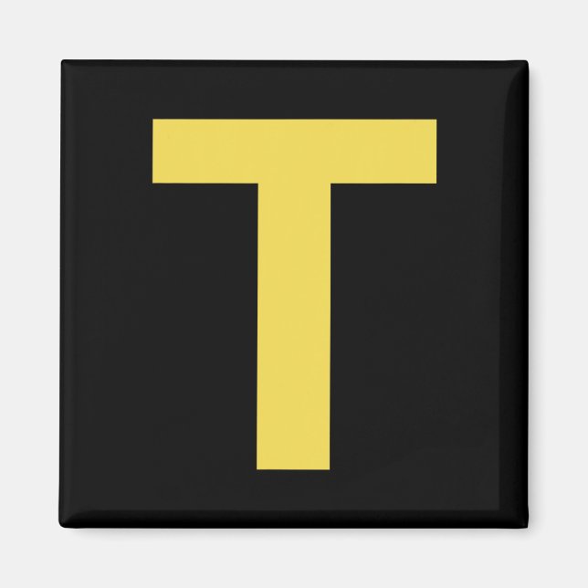 Letter T Fun Chipmunk Group Matching Halloween Cos Magnet (Front)