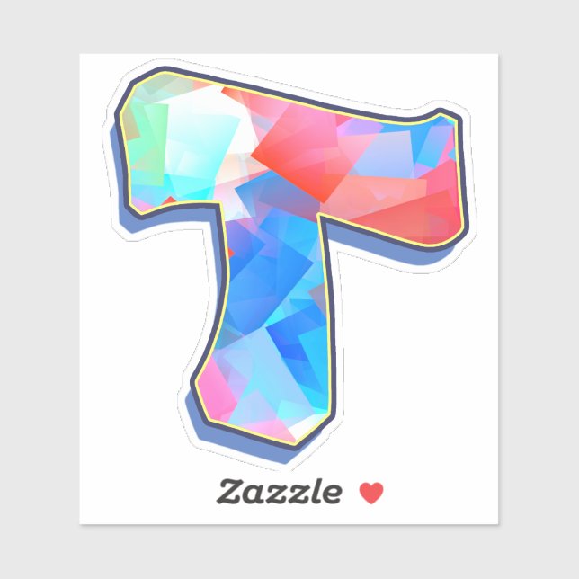 Letter T_ Graffiti Alphabet Letters (Sheet)