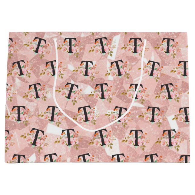 Letter T Large Gift Bag (Front)