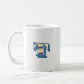 Letter ‘T’ Monogram Coffee Mug
