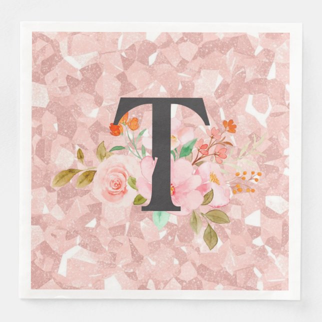 Letter T Napkin (Front)