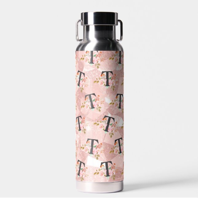 Letter T Water Bottle (Front)