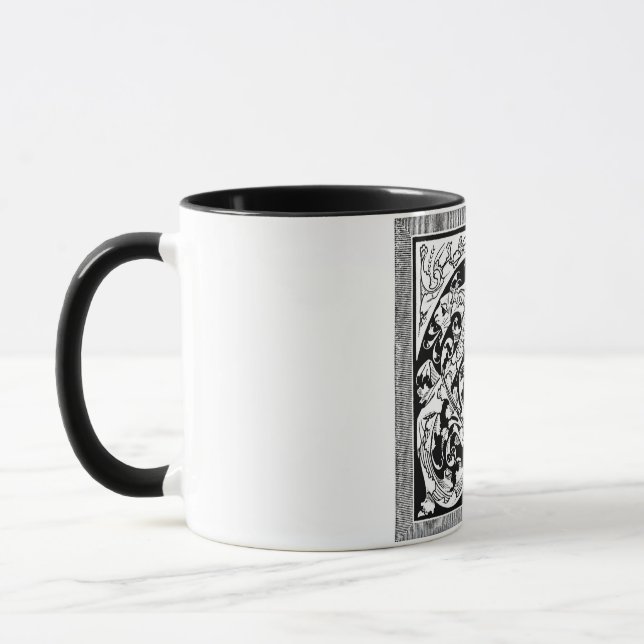 Letter T with Dragons Mug (Left)