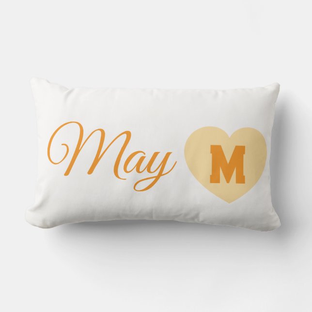 Letter Throw Pillow (Front)