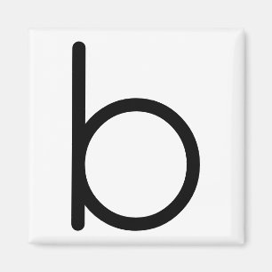 Letter Title “b” Magnet