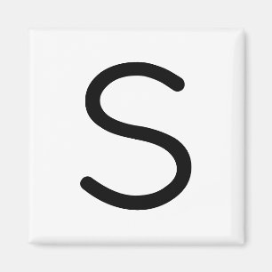 Letter Title “s” Magnet