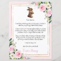 Letter To Child From The Easter Bunny